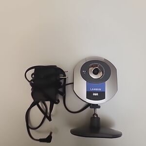 LINKSYS CISCO WIRELESS G INTERNET HOME MONITORING CAMERA WVC54GC -NO POWER CORD